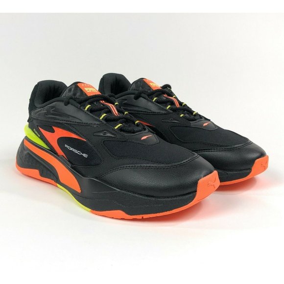 Puma PL RS-Fast Porsche Legacy 911 Shoes Sneakers Mens 8 Low Top Black 306773-01 - Picture 3 of 14